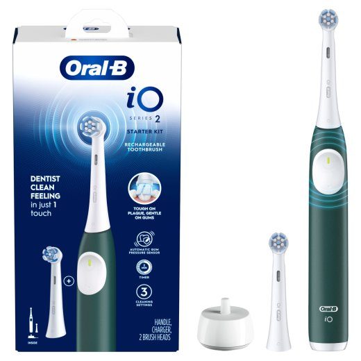 Oral-B iO Series 2 Elektrinis Dantų Šepečiai Žalias
