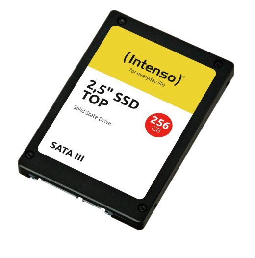 SSD INTENSO 256 Serial ATA III Kirjutamiskiirus 500 MB/s Lugemiskiirus 550 MB/s 2.5" MTBF 2000000 h 3812440