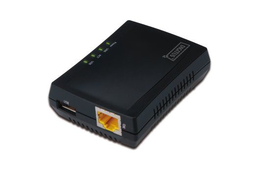 Digitus Multifunktsionaalne USB võrguserver DN-13020 Must