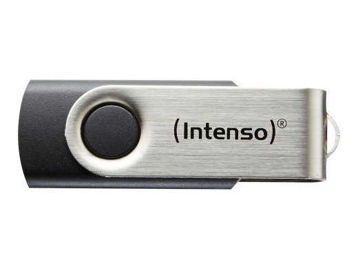 Intenso Basic Line 16GB USB 2.0 Flash Drive Black Silver