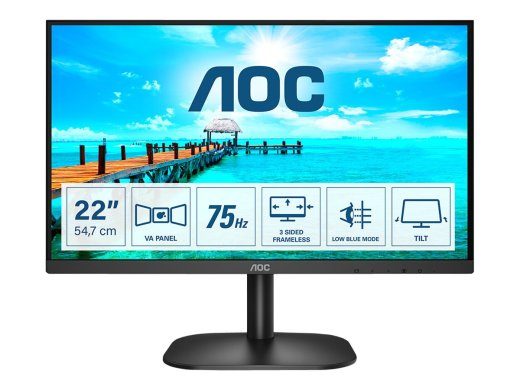 AOC 22B2H/ 22 1920 x 1080 VGA (HD-15) HDMI 75Hz