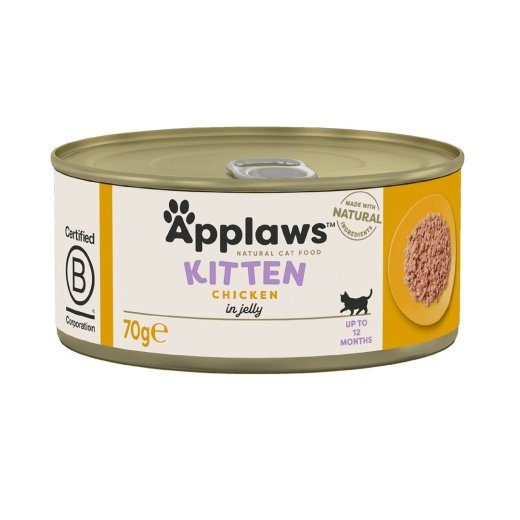 APPLAWS Kitten Chicken in jelly - märgkassitoit - 70g