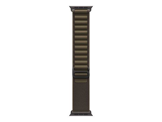 APPLE 49mm Dark Olive Alpine Loop - Small - Black Titanium Finish Apple