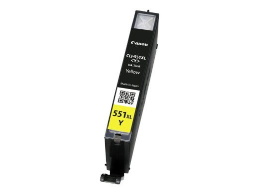 CANON 1LB CLI-551XLY tindikassett kollane suure mahtuvusega 700 lehte 1tk XL