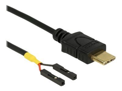Delock USB Type-C Kaabel 50cm Must