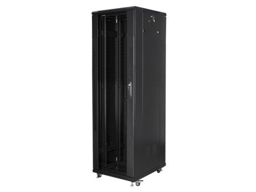 Lanberg Ruumi kapp 19" vaba seisev 42U/600x800 (tasapakk) FF01-6842-12B Must
