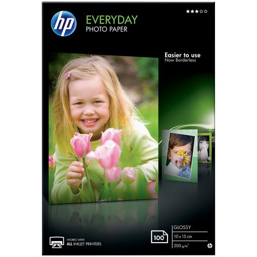 HP Everyday fotopaber 100 x 150 mm, 100 lehte CR757A