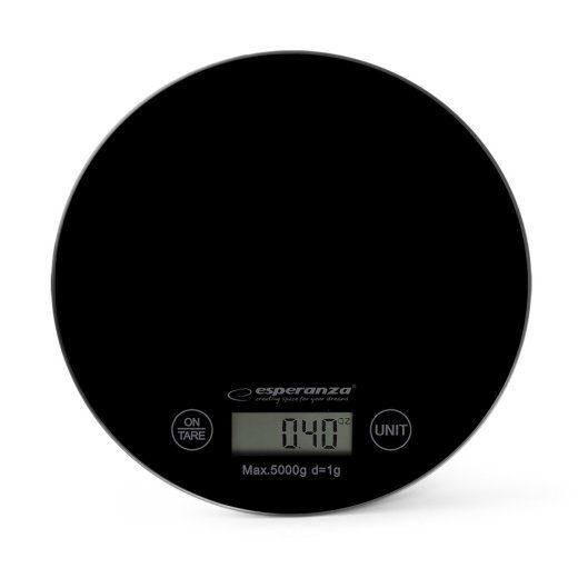 Esperanza EKS003K köögikaal Must hommikusöögilaua ümmargune elektriline köögikaal