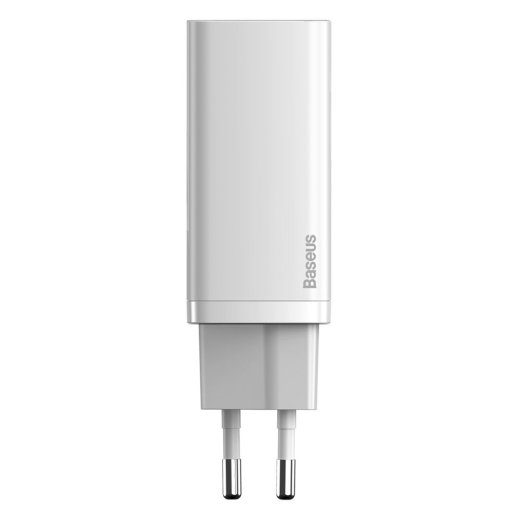 Baseus CCGAN2L-B02 laadija mobiilseadme jaoks Universal Valge vahelduvvoolu kiirlaadimine sisevoolu