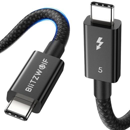 BlitzWolf BW-HDC8 240W USB-C to USB-C kaabel, 1.5m (must)