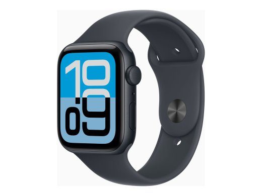 Apple Watch SE 3 GPS + Cellular 44mm Midnight Aluminium Case with Midnight Sport Band - M/L Apple