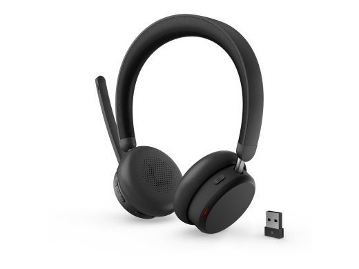 Lenovo Dual-Mode Wireless ANC Headset 6550 (USB-A, Teams) 4XD1S19777 Sisseehitatud mikrofon Bluetooth Must