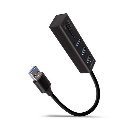 AXAGON SuperSpeed USB-A Hub and Card Reader HMA-CR3A