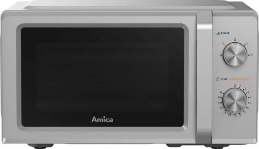 Amica MMF20M4S sida Solo mikrobangų krosnelė 20 L 700 W