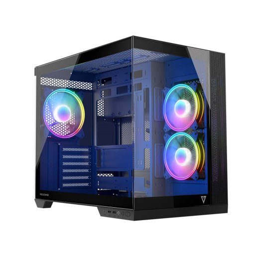 MODECOM Volcano Panorama APEX ARGB 3 ventilaatori Mid Tower