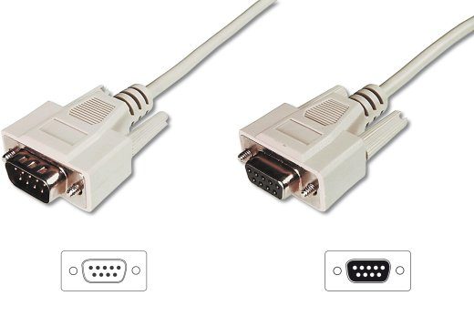 Digitus Pikenduskaabel AK-610203-020-E DSUB DSUB-ni