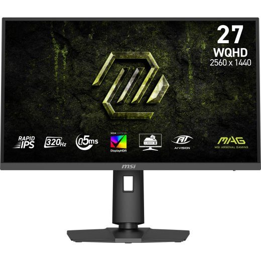 LCD Monitorius MSI 27 " 2560 x 1440 pikselių Platus Ketvirtadatis HD Natūralus aspekto santykio 16:9 LCD plokščias MAG274QPFX32