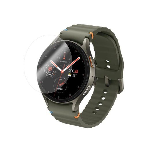 Kinnitatud kaitsekarastatud klaas nutikellale Samsung Galaxy Watch 7 (40mm), 2tk Läbipaistev