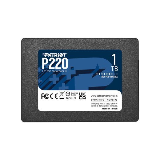 Patriot Memory P220 1TB 2.5" 1000 Serial ATA III
