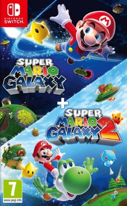 Nintendo Super Mario Galaxy + Super Mario Galaxy 2 Til Switch