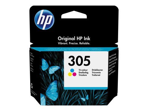 HP 305 värviline (tsüaan, magenta, kollane) 100-leheküljeline tintpatrun 3YM60AE