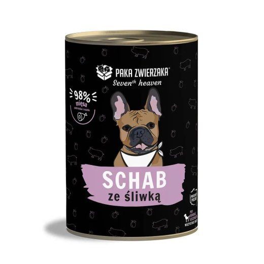 PAKA ZWIERZAKA Seventh Heaven Sealiha ploomiga - märgkoeratoit - 400g