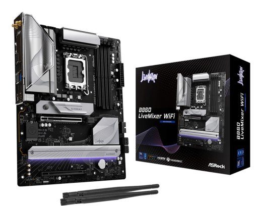 Asrock B860 LiveMixer WiFi Intel B860 LGA 1851 (Socket V1) ATX