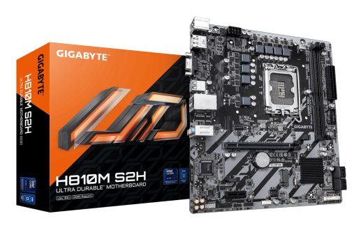 Emaplaat GIGABYTE LGA1851 Micro-ATX Mälu DDR5 Mälu pesad 2 H810MS2H