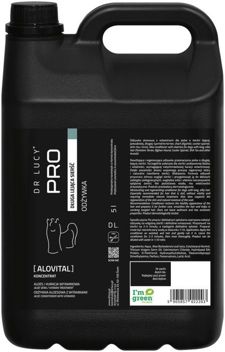 DR Lucy Alovital pikakarvaliste koerte palsam - 5 l