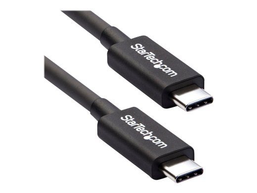 StarTech.com 50cm (1.6ft) Thunderbolt 3 kaabel, 40Gbps, 100W PD, 4K/5K video, Thunderbolt-sertifitseeritud, ühildub TB4/USB 3.2/DisplayPortiga Thun...