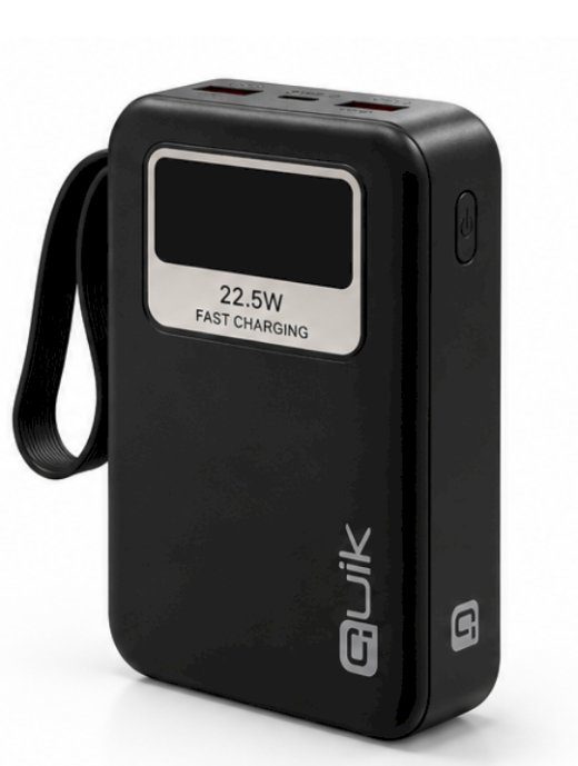 Quik Accessories QP-862 Kaasaskantav rihmaga powerbank 20.000mAh / 22.5W