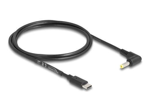 DeLOCK 24-pinine USB-C isane DC toitepesa 4.0 mm isane 1.5m kaabel