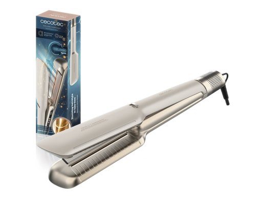 Cecotec Plaukų tiesinimo įrenginys Air Lisse Šampano keramikos šildymo sistema Joninė funkcija Temperatūra (max) 230 °C Temperatūra (min) 100 °C Ši...