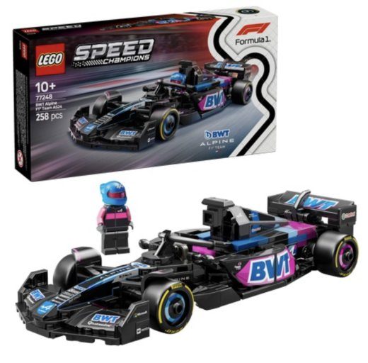 LEGO 77248 Speed Champions BWT Alpine F1 Team A524 ehituskomplekt