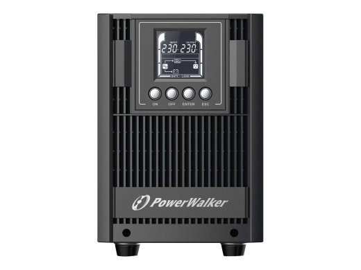 POWERWALKER UPS On-Line 2000VA AT 4x FR Välja USB/RS-232 LCD Tower EPO