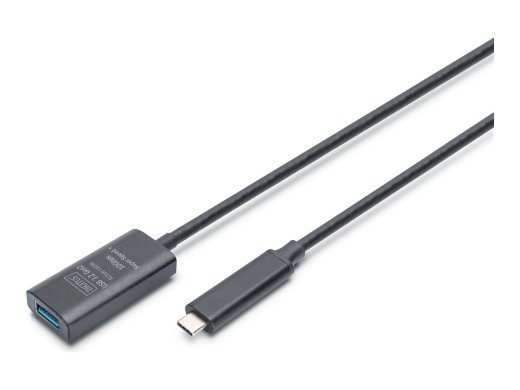 DIGITUS USB 3.0/USB 3.1 pikenduskaabel 5m must