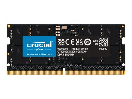 Crucial DDR5 SDRAM 16GB CL40 Mitte-ECC SO DIMM 262-PIN
