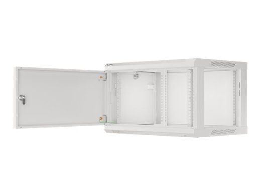 Lanberg Ruumikabinet 19" seinale paigaldatav 6U/600x450 iseseisvaks monteerimiseks metalluksega (tasapakett) WF01-6406-00S hall