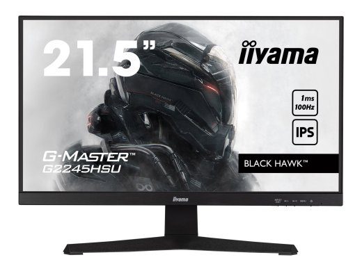 iiyama G-MASTER Black Hawk G2245HSU-B2 22 IPS 1920 x 1080 (Full HD) HDMI DisplayPort 100Hz monitorius