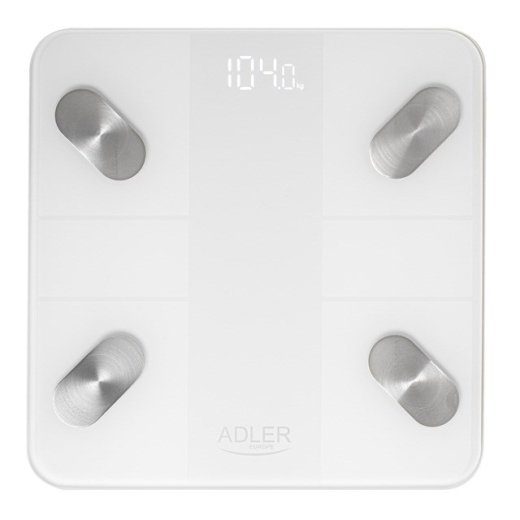 Elektroninė vonios svarstyklės Adler AD 8186 balta
