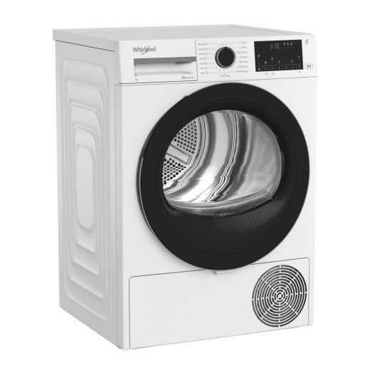 Whirlpool kuivati WP D9 WBS EE Energiatõhususklass D Esikaarne 9 kg Soojuspump Digitaalne Sügavus 61 cm Valge