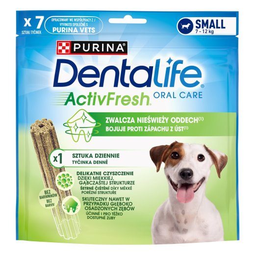 PURINA Dentalife Active Fresh Small - hambahoolduse suupiste koertele - 115 g