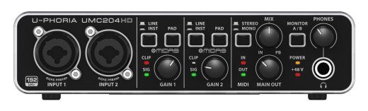 Behringer UMC204HD supplementary music equipment