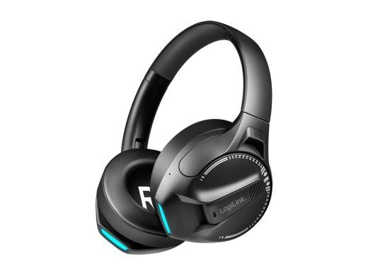 LogiLink THUNDER BLUE belaidės laidinės ausinės juodos