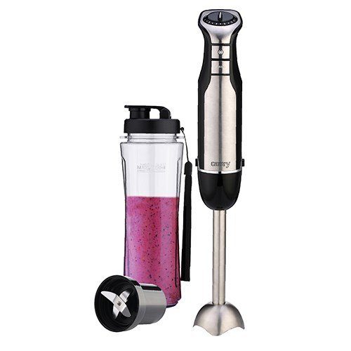 Camry CR 4615 blender Sukeldusblender Must,Roostevaba teras 700 W