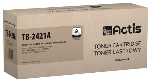 Actis TB-2421A Toner (asendaja Brother TN-2421 jaoks; Standard; 3000 lehekülge; must)