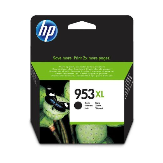 HP 953XL must 2000-lehekülje tindipatrun L0S70AE