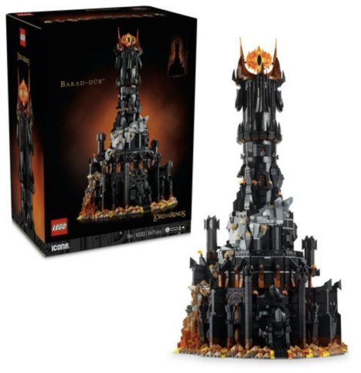 LEGO 10333 The Lord of the Rings: Barad-dûr statybos rinkinys