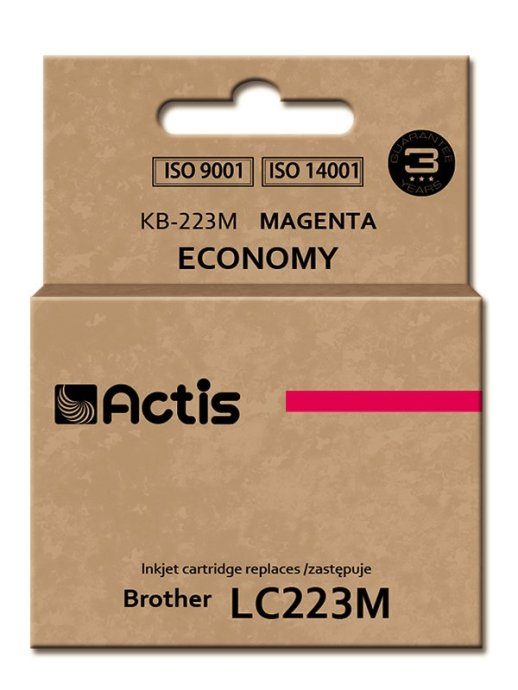 Actis KB-223M tindid (asendus Brother LC223M jaoks; Standardne; 10 ml; magenta)