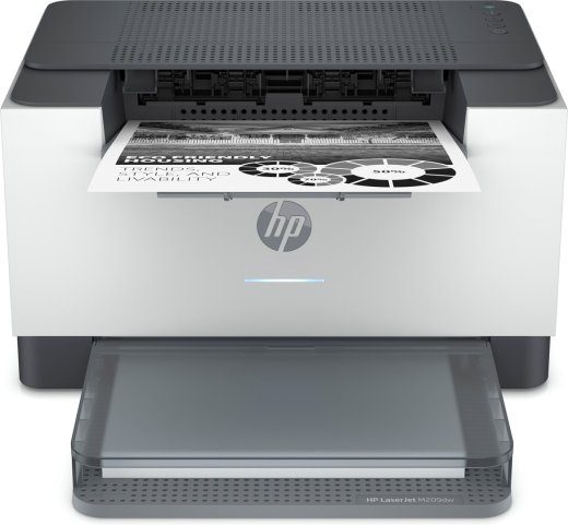 HP LaserJet M209dw printer, Must-valge, Printer kodu ja kodukontori jaoks, Trüki, Kahepoolne trükk; Kompaktne suurus; Energiasäästlik; Dualband